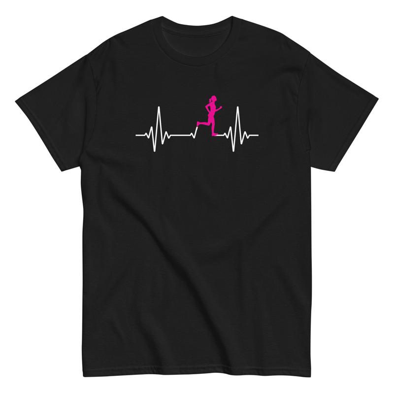 Runners Gear - Running T Shirt Marathon Heartbeat Women