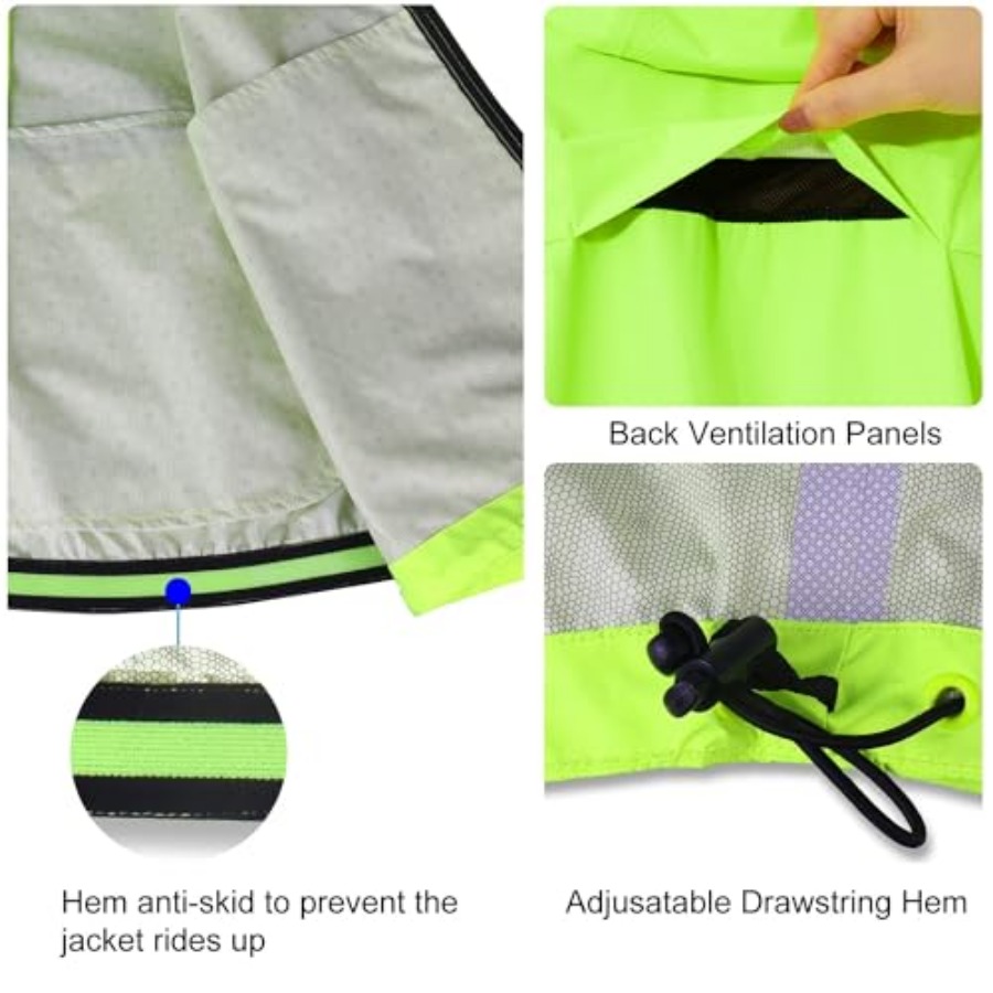 Men's Rain Jacket Waterproof W - Running Gear In Rain ulasan dan harga