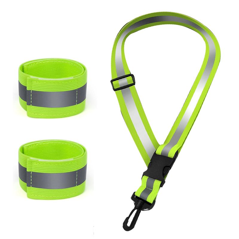 A04G-Reflective Sash For Walki - Running Gear Green ulasan dan harga