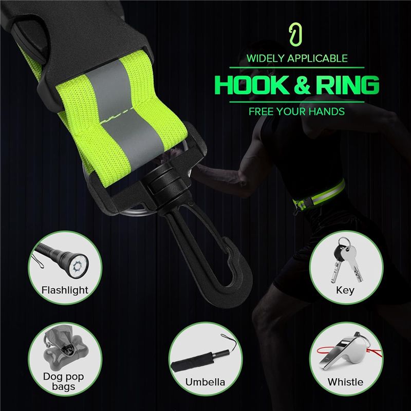 A04G-Reflective Sash For Walki - Running Gear Green ulasan dan harga
