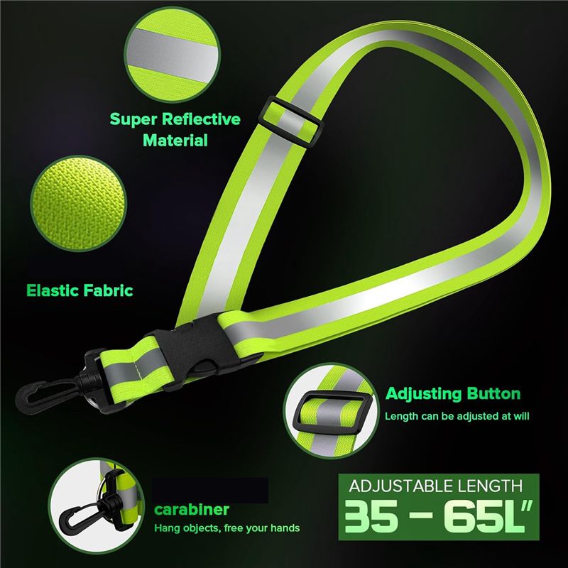 A04G-Reflective Sash For Walki - Running Gear Green ulasan dan harga