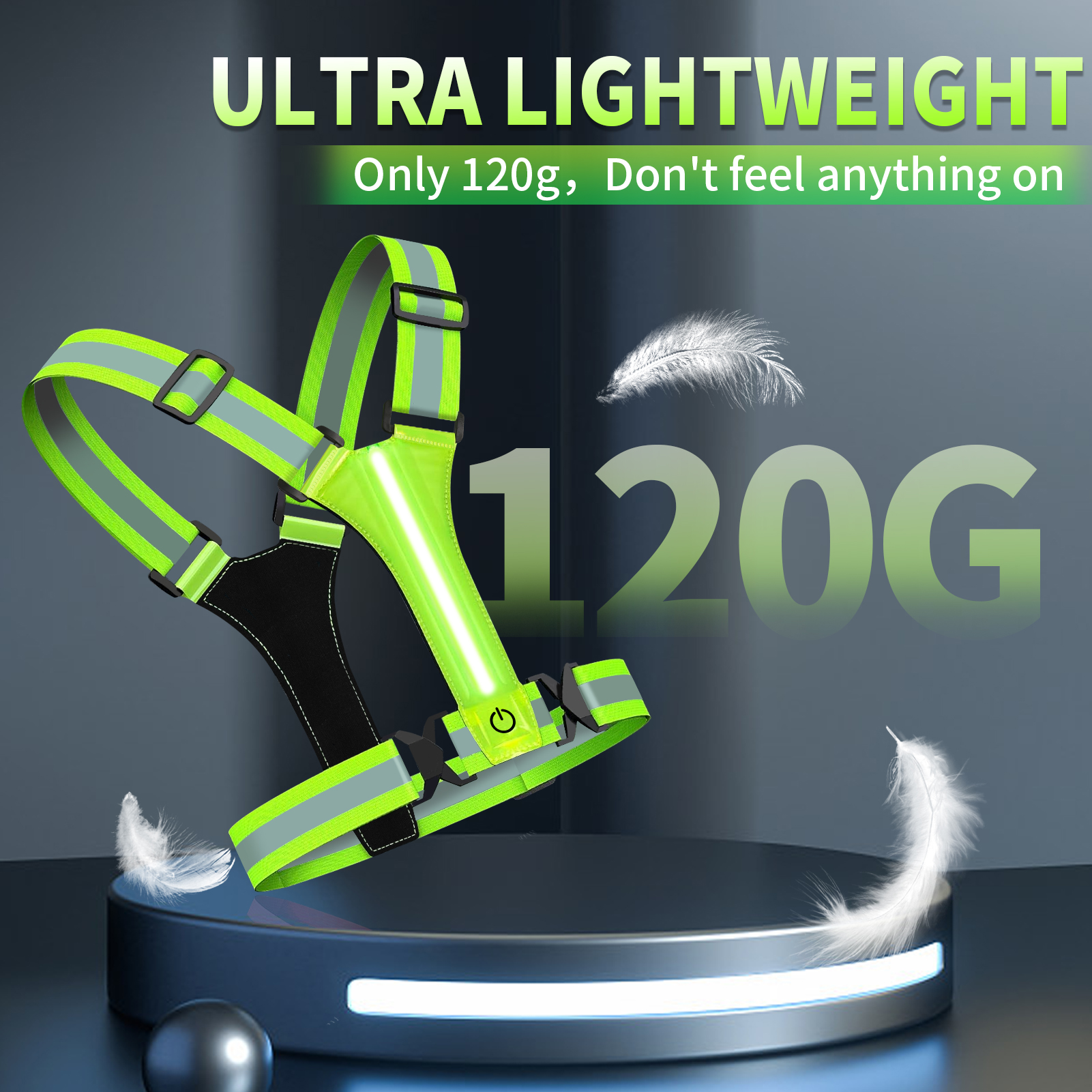 Outdoor Night Walking Safety V - Reflective Running Gear Vest ulasan dan harga