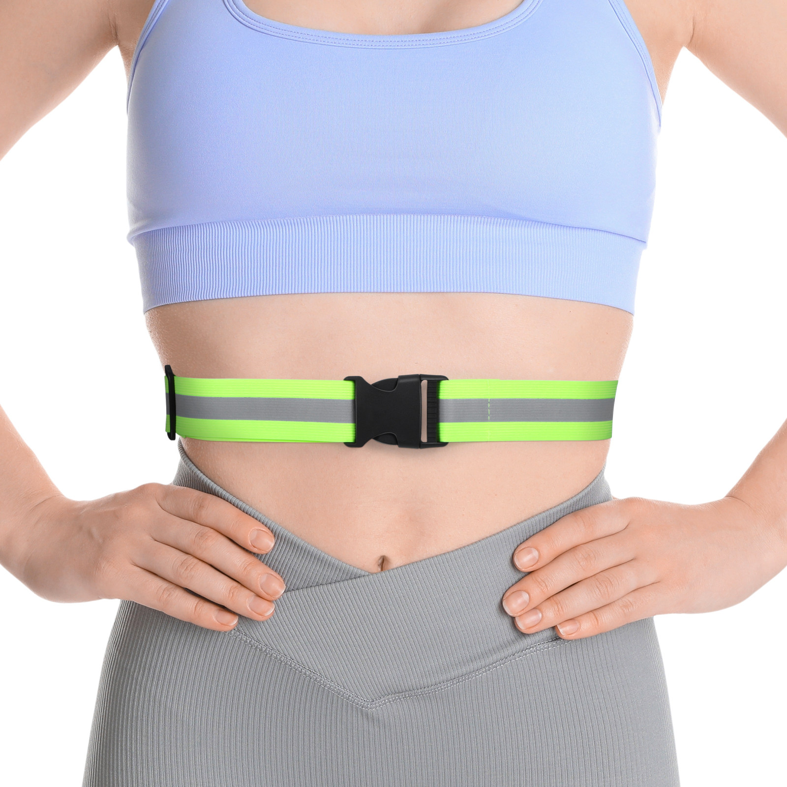 Fluorescent Green Reflective S - Running Gear Green ulasan dan harga