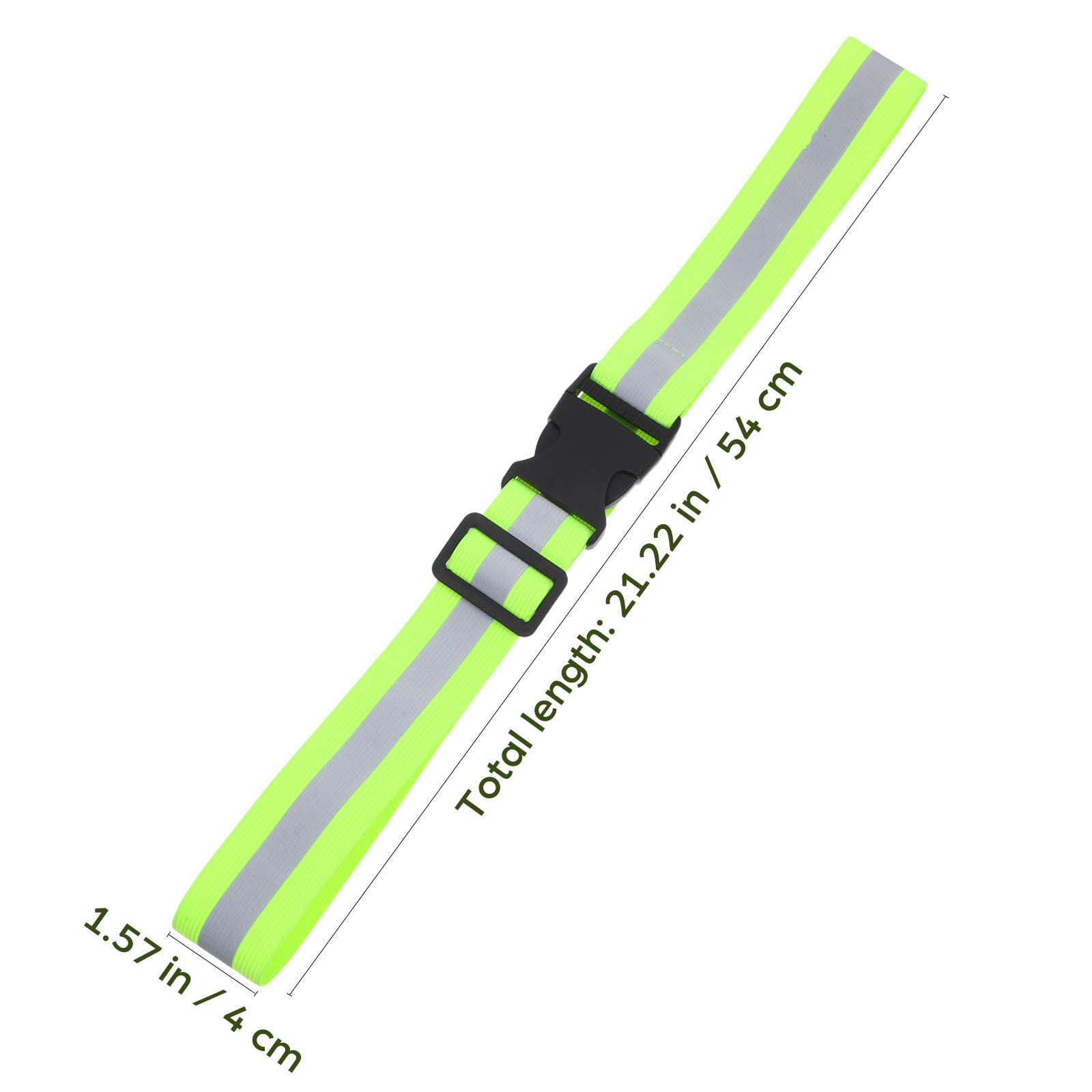 Fluorescent Green Reflective S - Running Gear Green ulasan dan harga