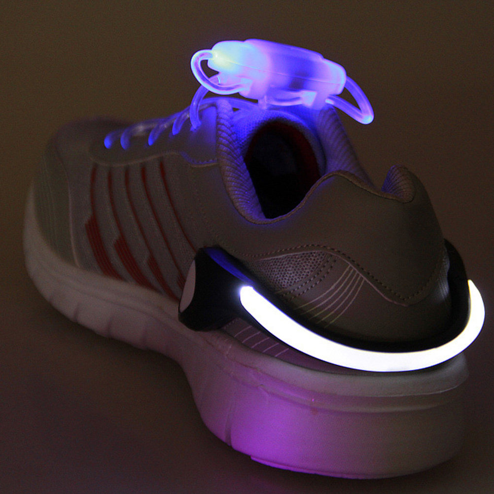2Pcs LED Shoe Light Clips Brig - Running Gear Night ulasan dan harga