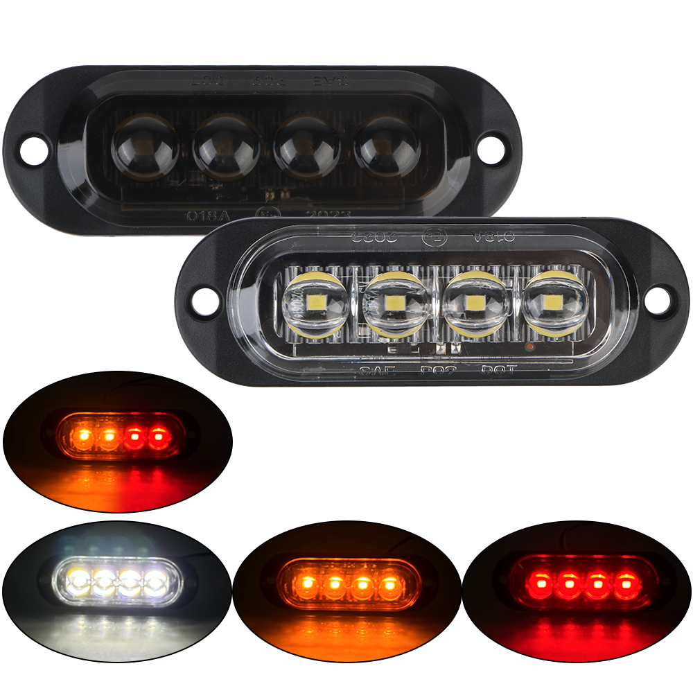 24V 12V Car DRL Side Lights 4  - Running Gear Boat ulasan dan harga