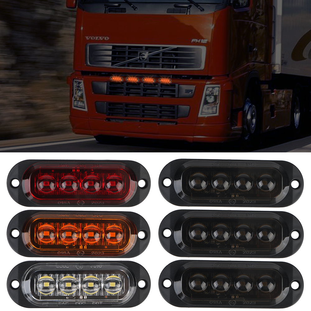 24V 12V Car DRL Side Lights 4  - Running Gear Boat ulasan dan harga