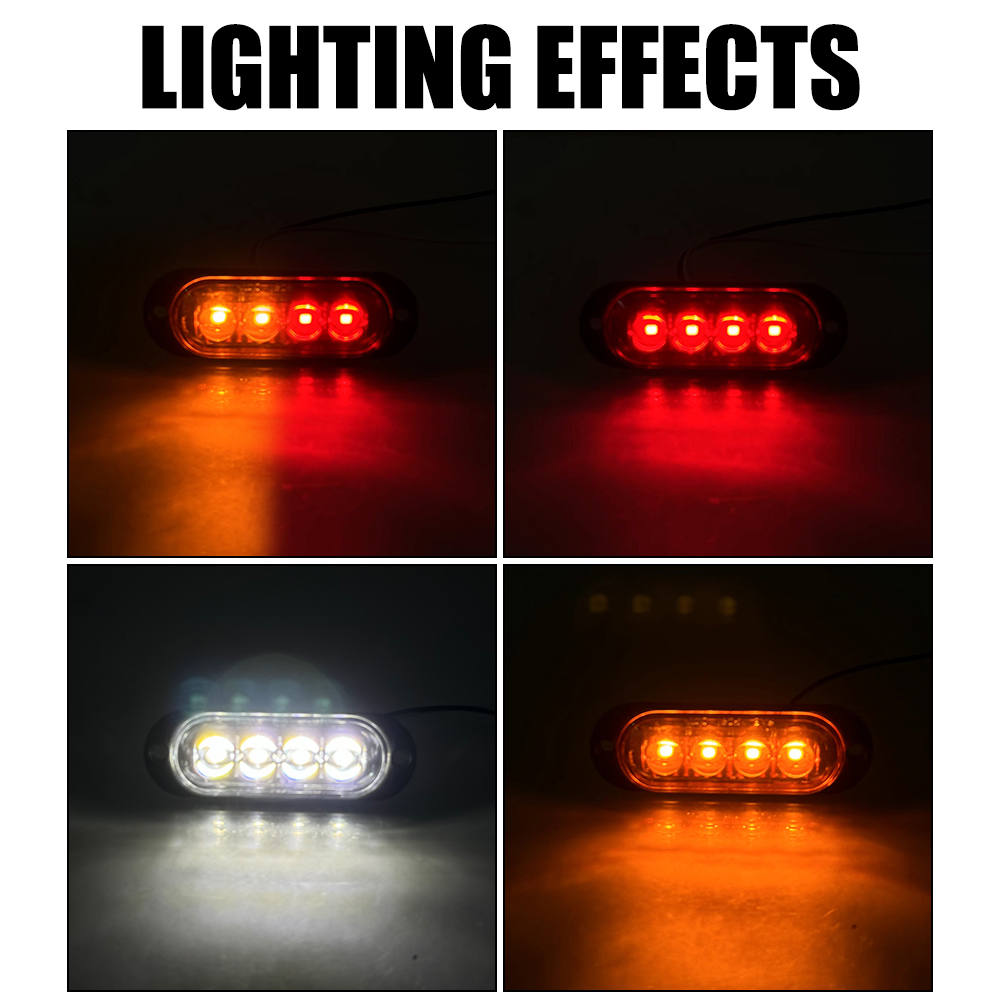 24V 12V Car DRL Side Lights 4  - Running Gear Boat ulasan dan harga
