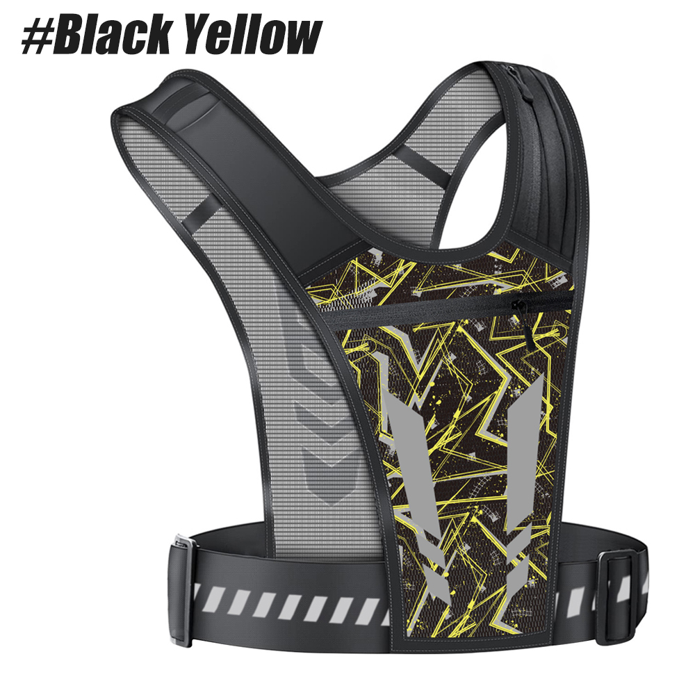 Reflective Running Vest with P - Running Gear Night ulasan dan harga