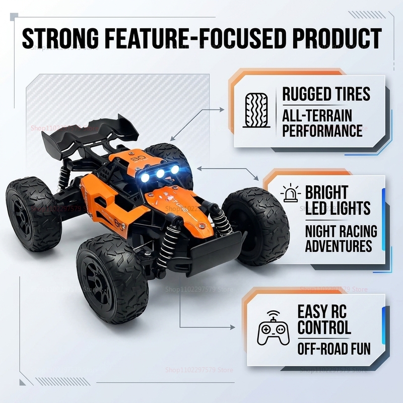 Alloy RC Car 1:32 Scale 2WD 2. - Running Gear Night ulasan dan harga