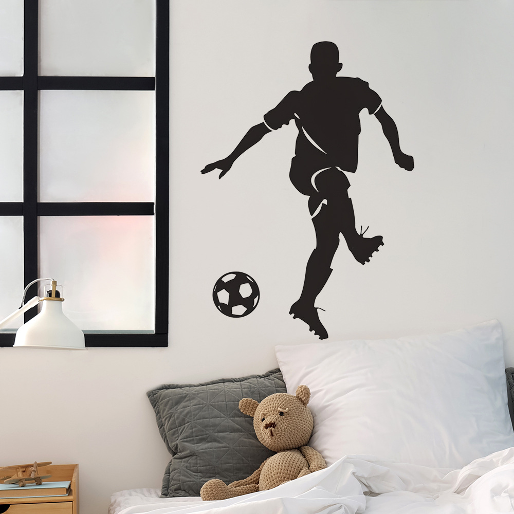 Football Player Silhouette Wal - Blister Plaster Sport ulasan dan harga