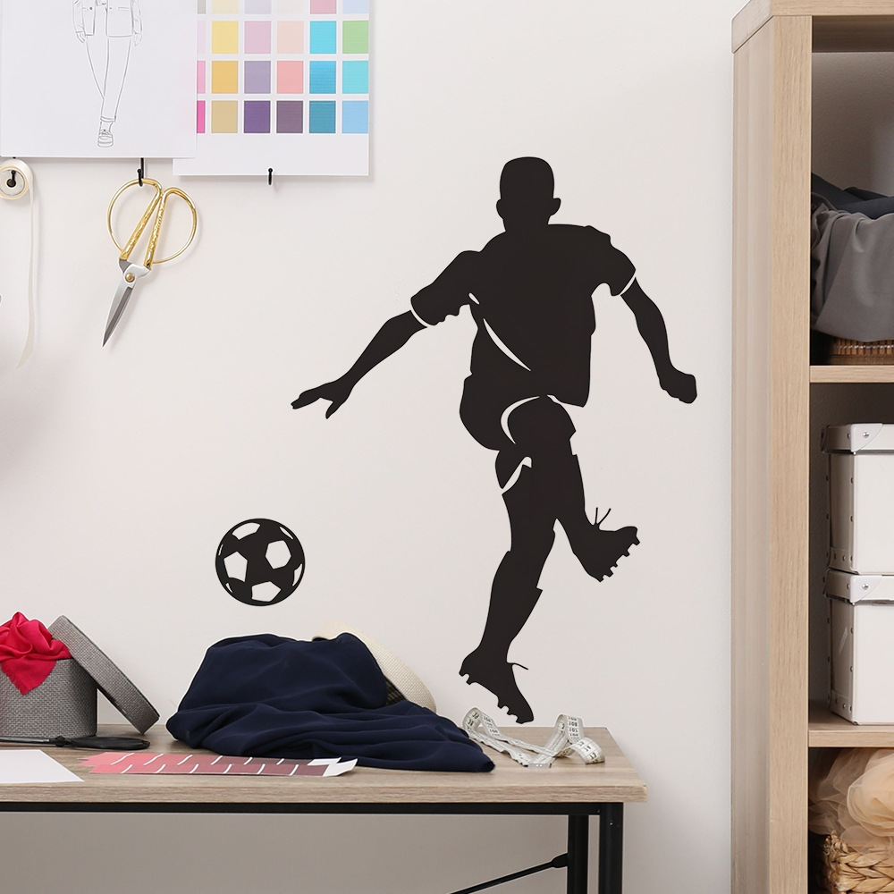 Football Player Silhouette Wal - Blister Plaster Sport ulasan dan harga