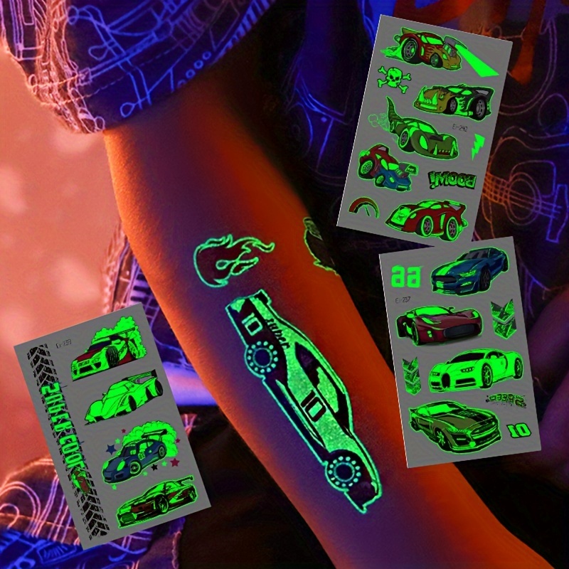 12 Sheets Luminous Tattoo Stic - Blister Plaster Sport ulasan dan harga