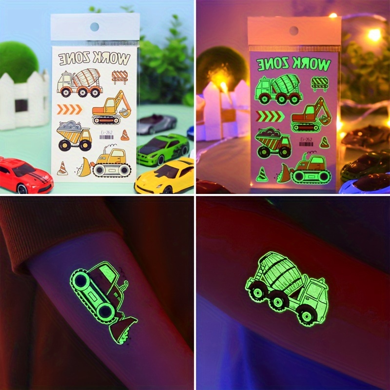 12 Sheets Luminous Tattoo Stic - Blister Plaster Sport ulasan dan harga