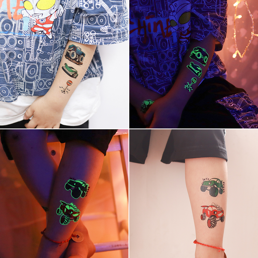 12 Sheets Luminous Tattoo Stic - Blister Plaster Sport ulasan dan harga
