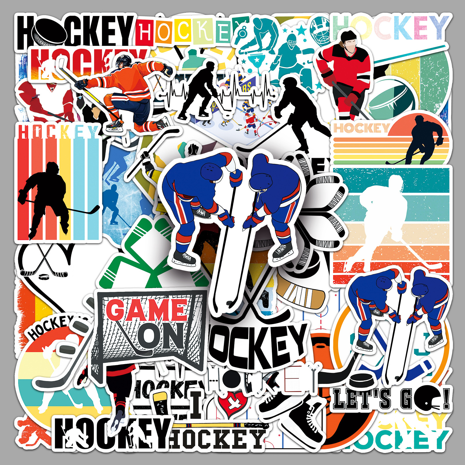 10/50PCS Ice hockey Graffiti S - Blister Plaster Sport ulasan dan harga