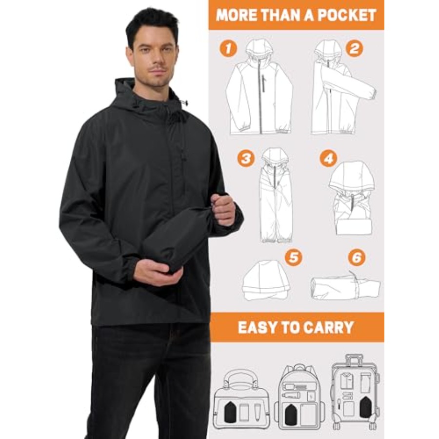 UIQUR Men's Cycling Jacket Rai - Running Gear In Rain ulasan dan harga