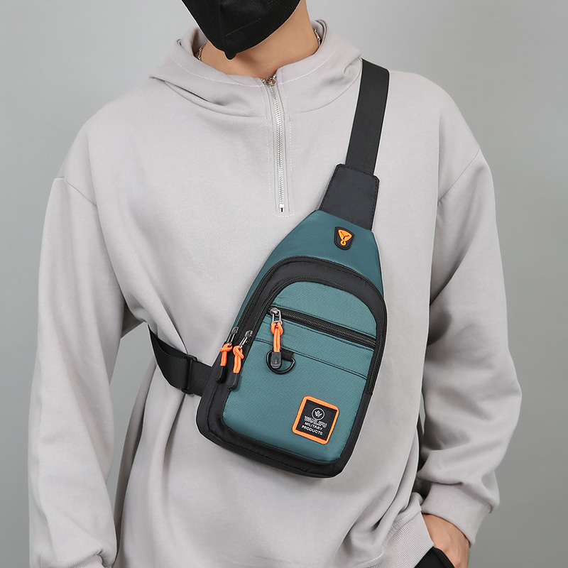 Casual Men Chest Bag Nylon Sma - Running Gear Kit ulasan dan harga