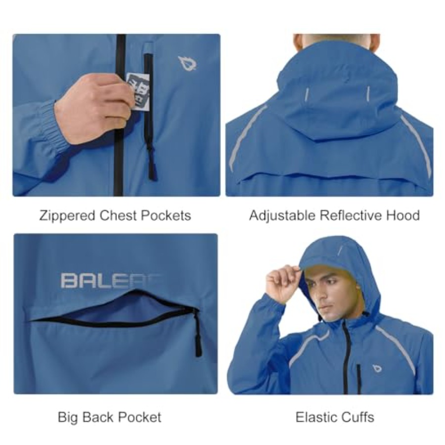 Men's Rain Jacket Waterproof W - Running Gear In Rain ulasan dan harga