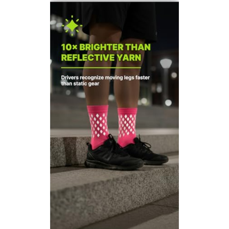 Reflective Socks for cycling a - Running Gear Night ulasan dan harga