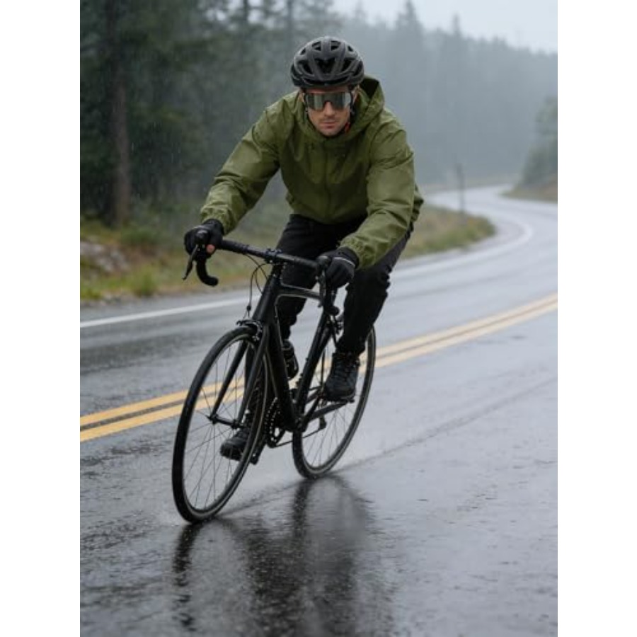 UIQUR Mens Rain Jacket Lightwe - Running Gear In Rain ulasan dan harga