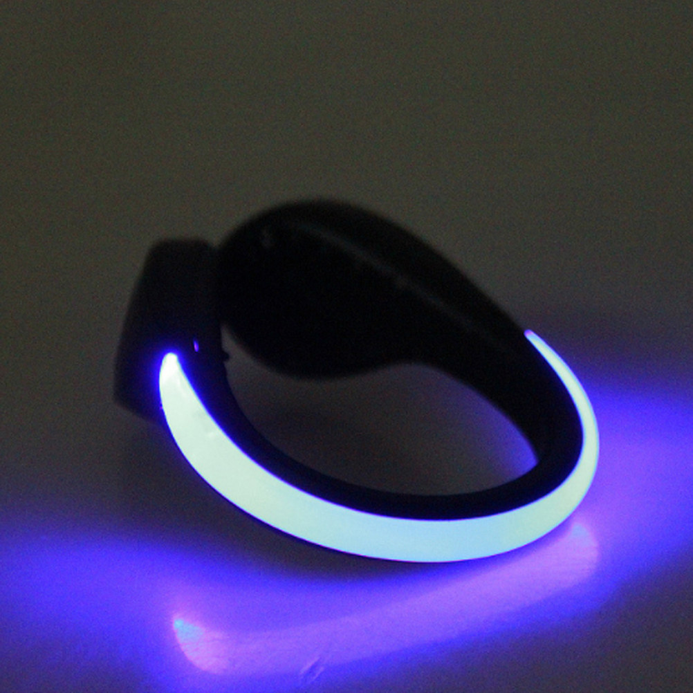 2Pcs LED Shoe Clip Lights Nigh - Running Gear Green ulasan dan harga