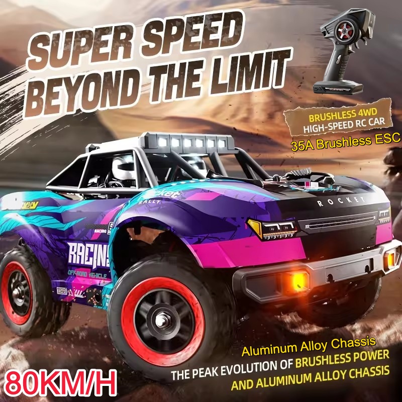 80KM/H Brushless RC Racing Car - Running Gear Car ulasan dan harga