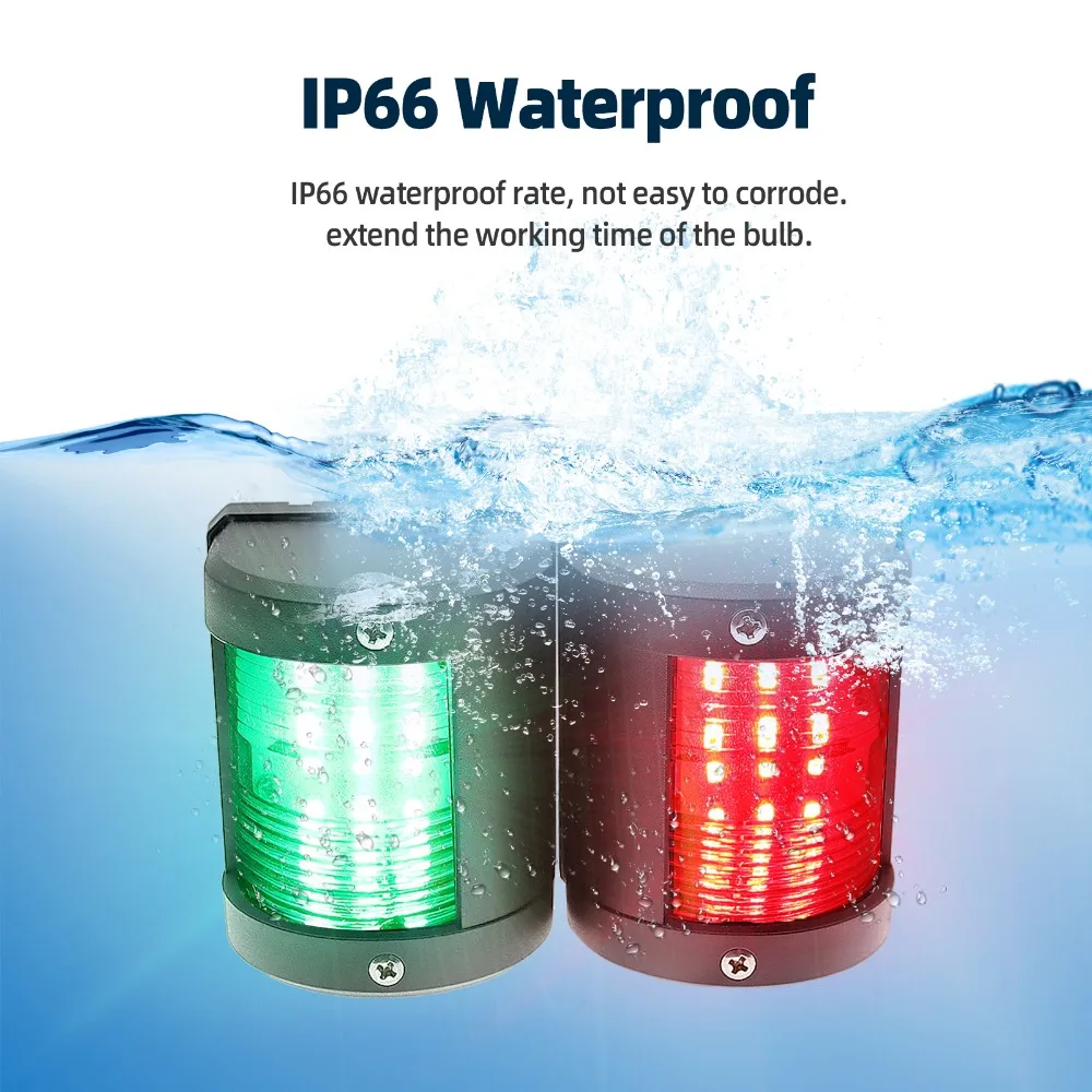 1/2pcs LED Navigation Signal L - Running Gear Boat ulasan dan harga