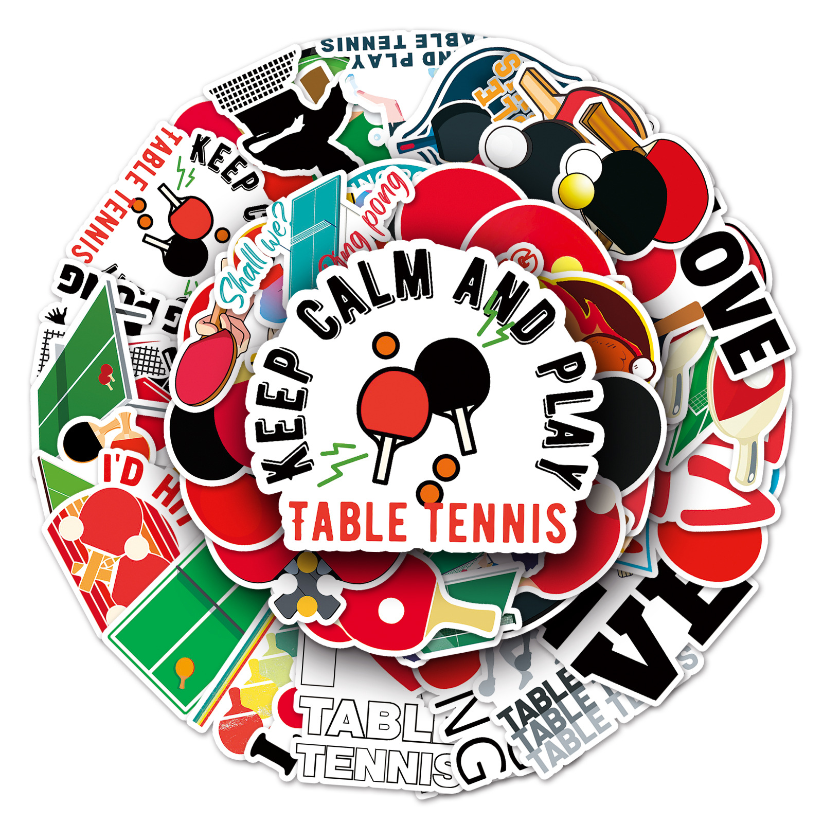 10/50PCS Table Tennis Graffiti - Blister Plaster Sport ulasan dan harga