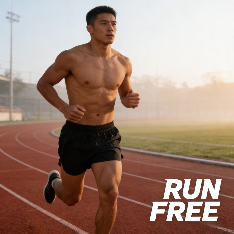 Men Seamless Quick Dry 3 Inch  - Running Gear Trail ulasan dan harga