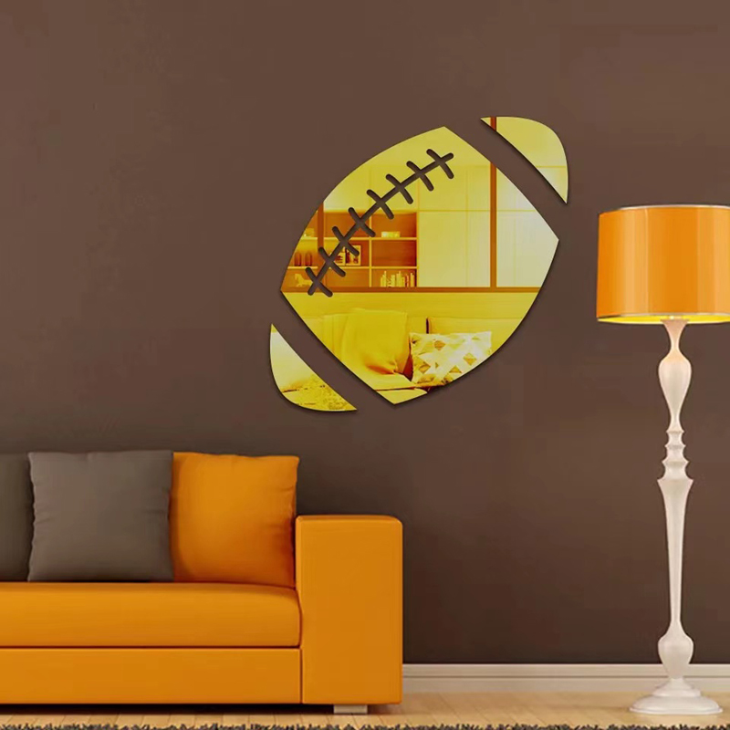 Basketball Mirror Wall Sticker - Blister Plaster Sport ulasan dan harga