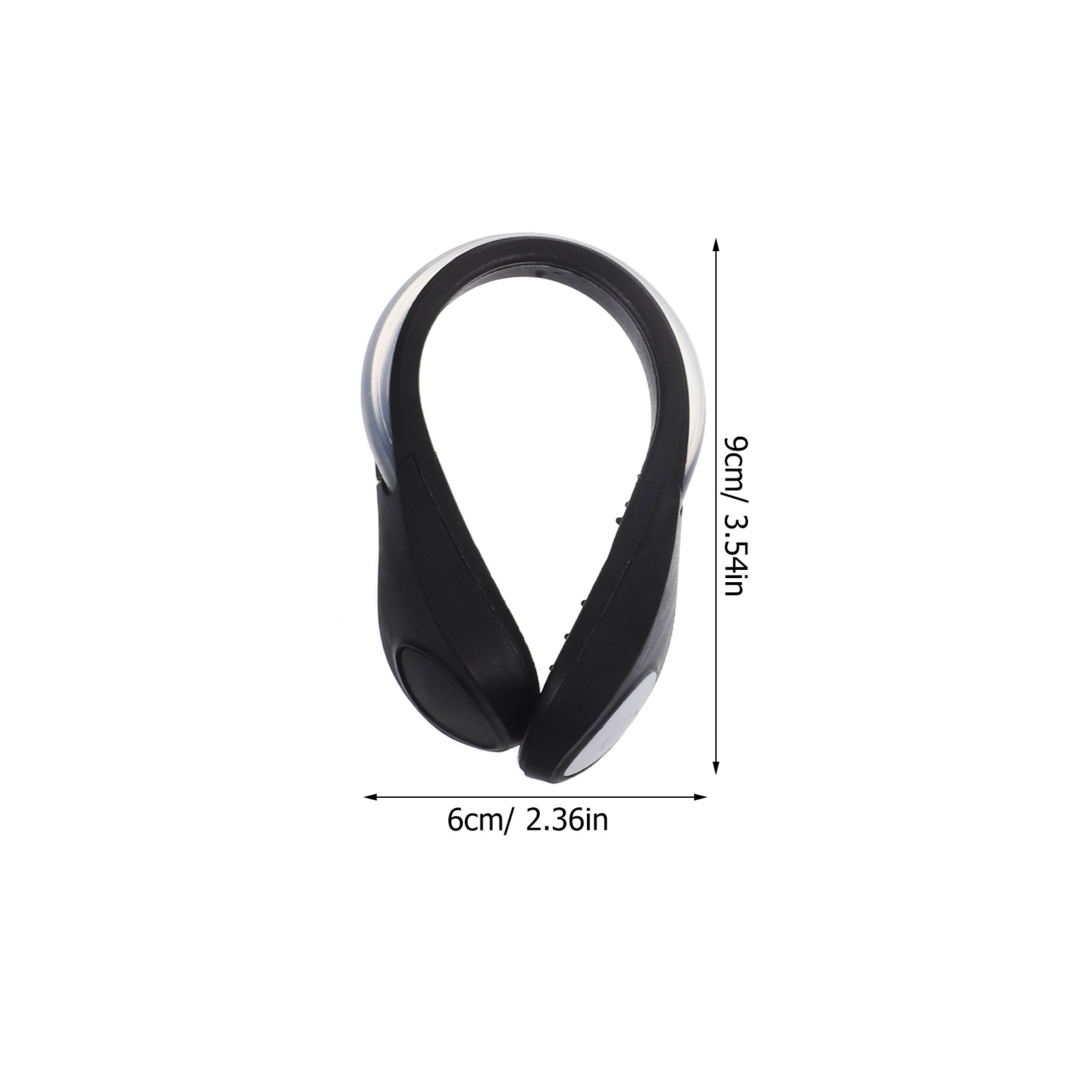 6Pcs LED Shoe Clip Lights Gear - Running Gear Night ulasan dan harga