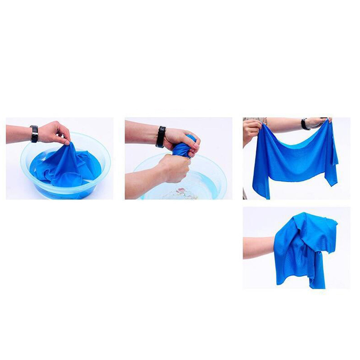 Cooling Towel 27x77cm Green In - Running Gear Green ulasan dan harga