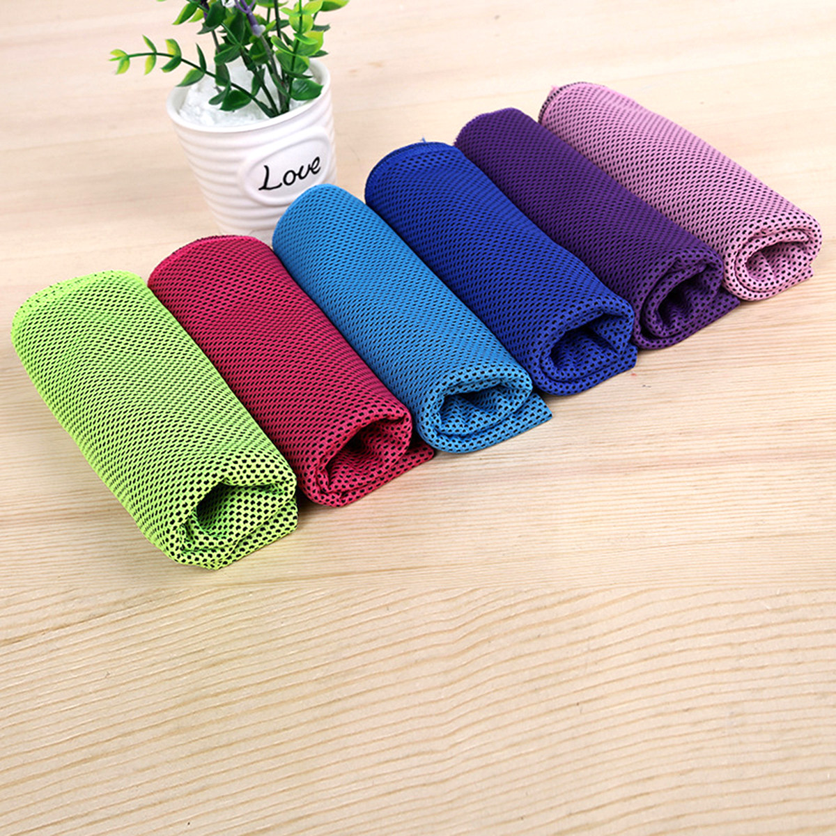 Cooling Towel 27x77cm Green In - Running Gear Green ulasan dan harga